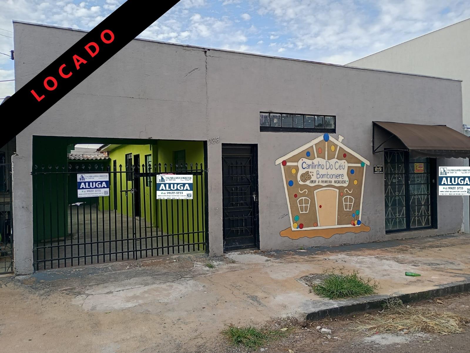 VRL162 Locação casa residencial vila araponguinha